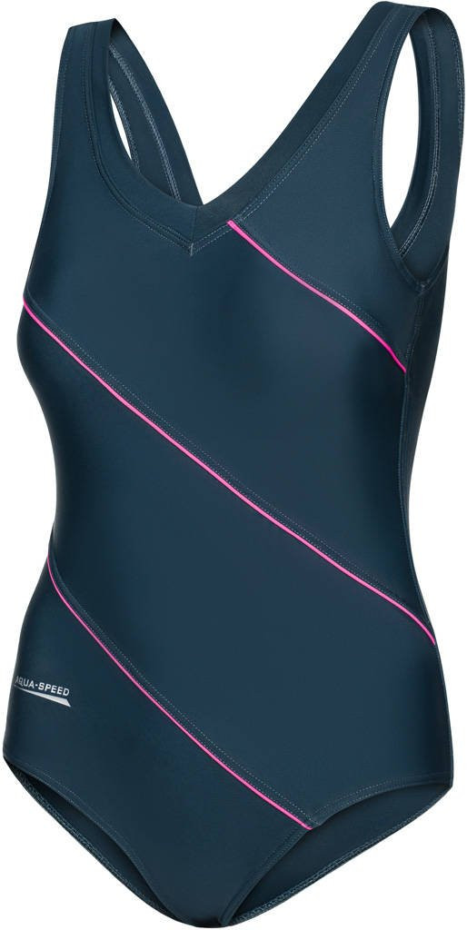 AQUA SPEED Plavky Sophie Grey/Pink Pattern 03 XL (42)