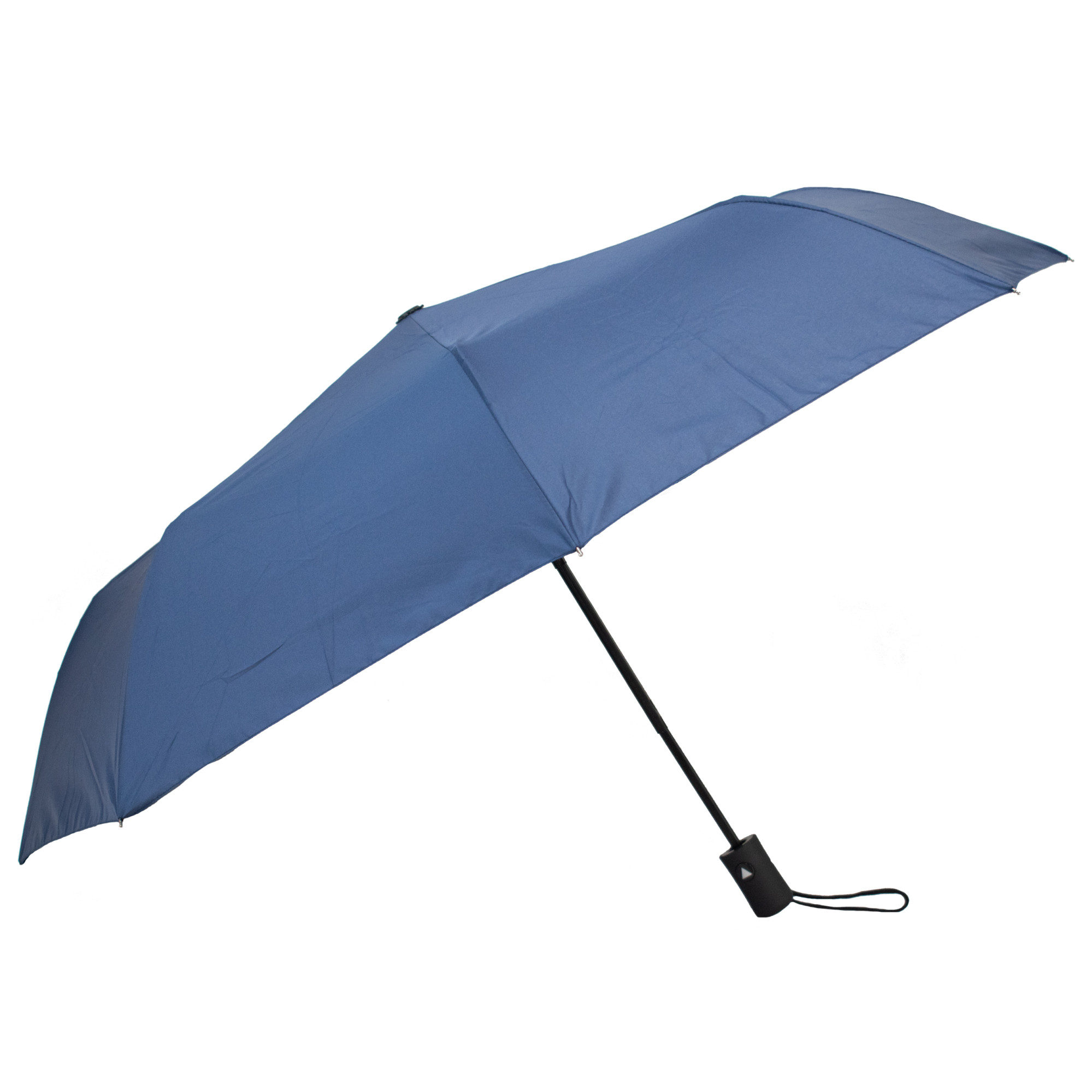 Krátký poloautomatický deštník Semiline L2050-1 Navy Blue Průměr 95 cm