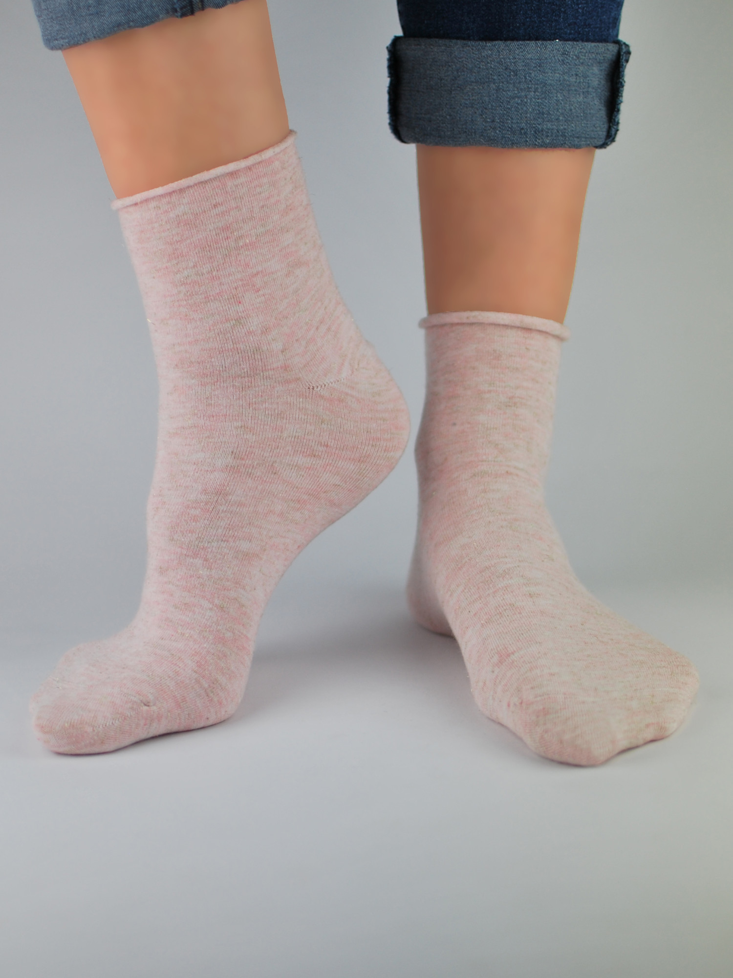 NOVITI Ponožky SB022-W-01 Pink 35-38