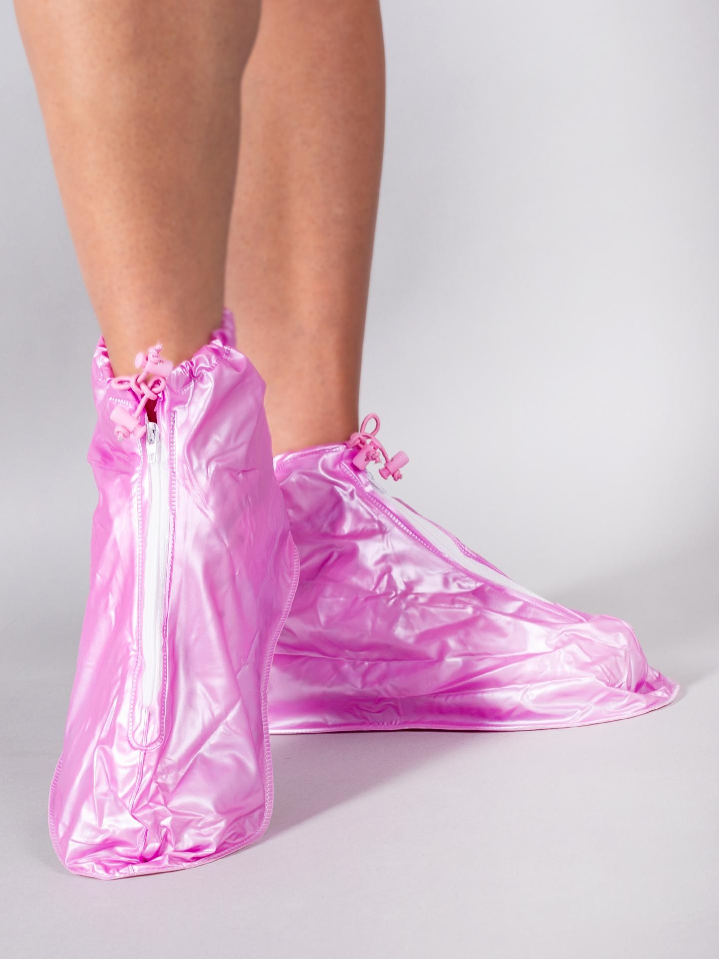 Yoclub Voděodolné chrániče na boty OMG-0001U-0600 Pink XL