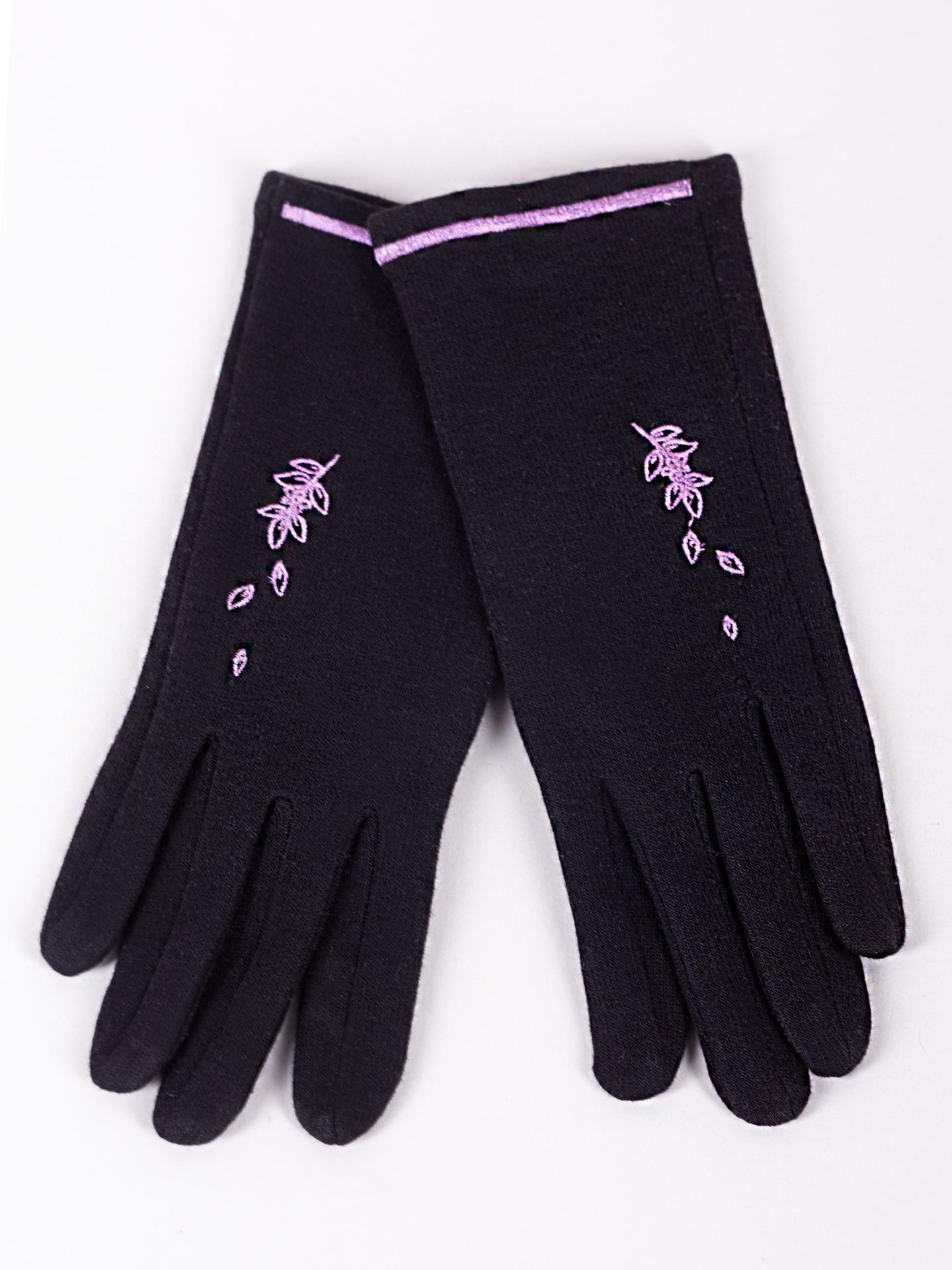 Dámské rukavice Yoclub RES-0157K-345C Black 24