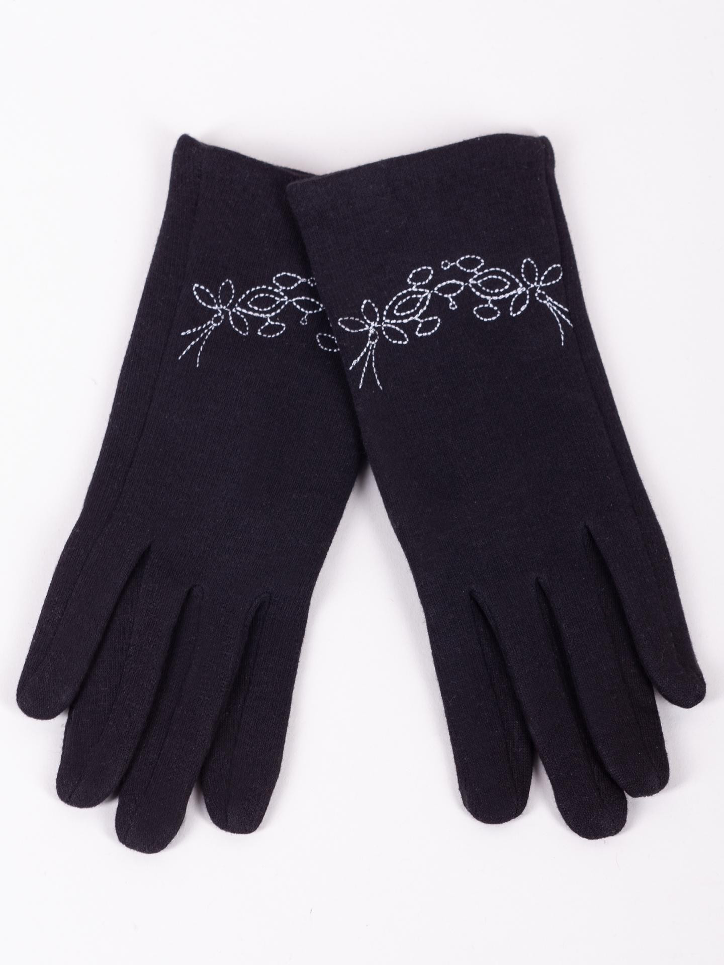 Dámské rukavice Yoclub RES-0159K-345C Black 24