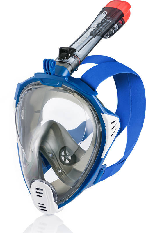 AQUA SPEED Potápěčská maska s plnou tváří Drift Blue/White Pattern 01 L/XL