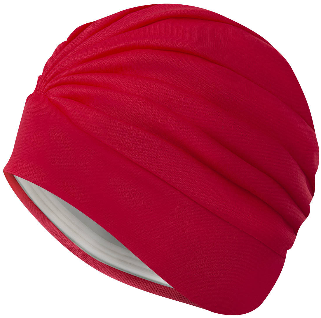 AQUA SPEED Plavecká čepice Turban Červený vzor 31 28 cm x 20 cm