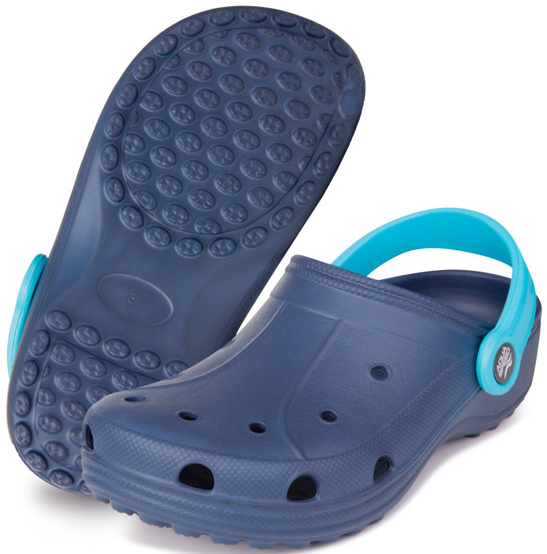 AQUA SPEED Plavecká obuv do bazénu Lima Navy Blue Pattern 10 34