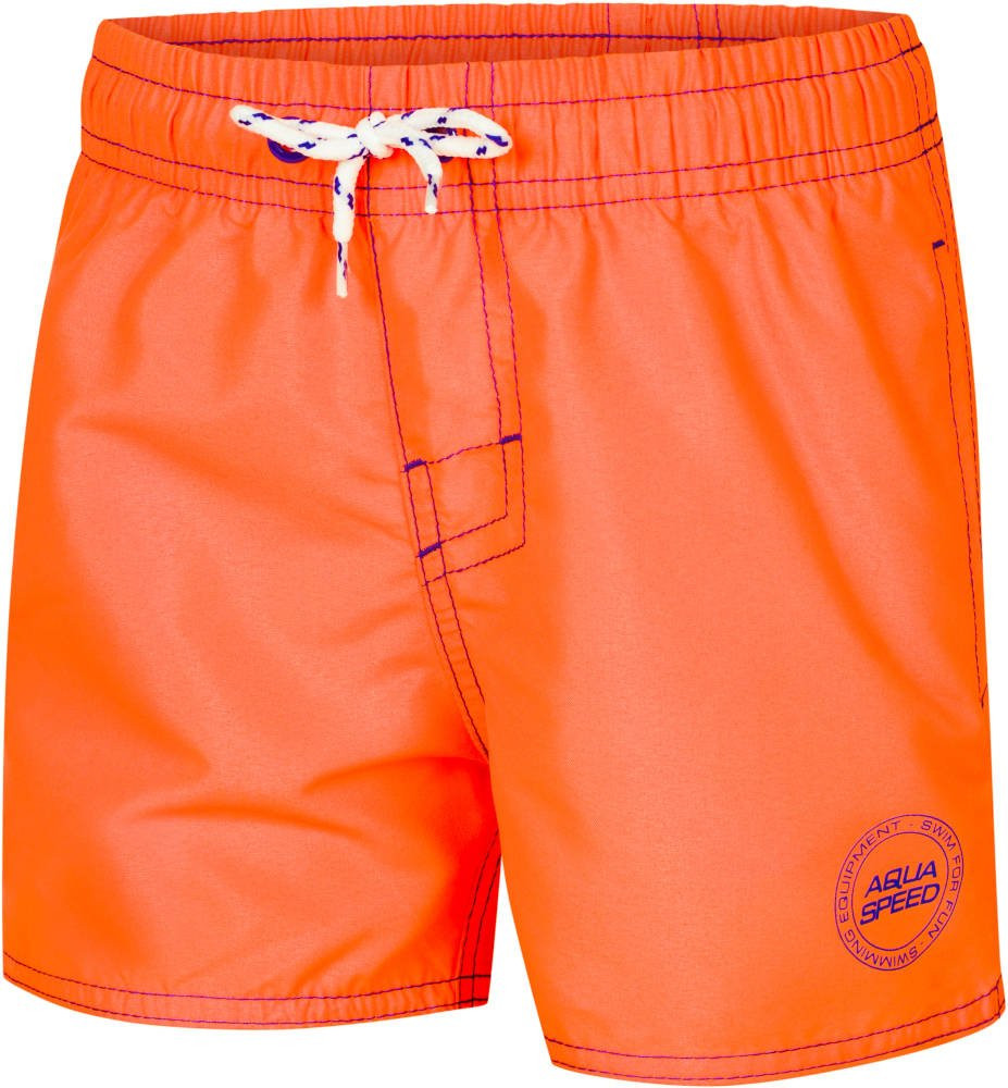 AQUA SPEED Plavecké šortky Liam Orange Pattern 75 4\6