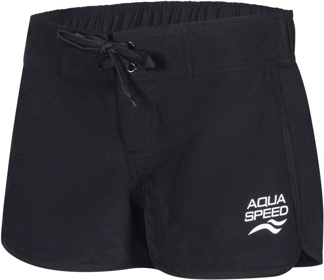 AQUA SPEED Plavecké šortky Viki Black Pattern 07 S