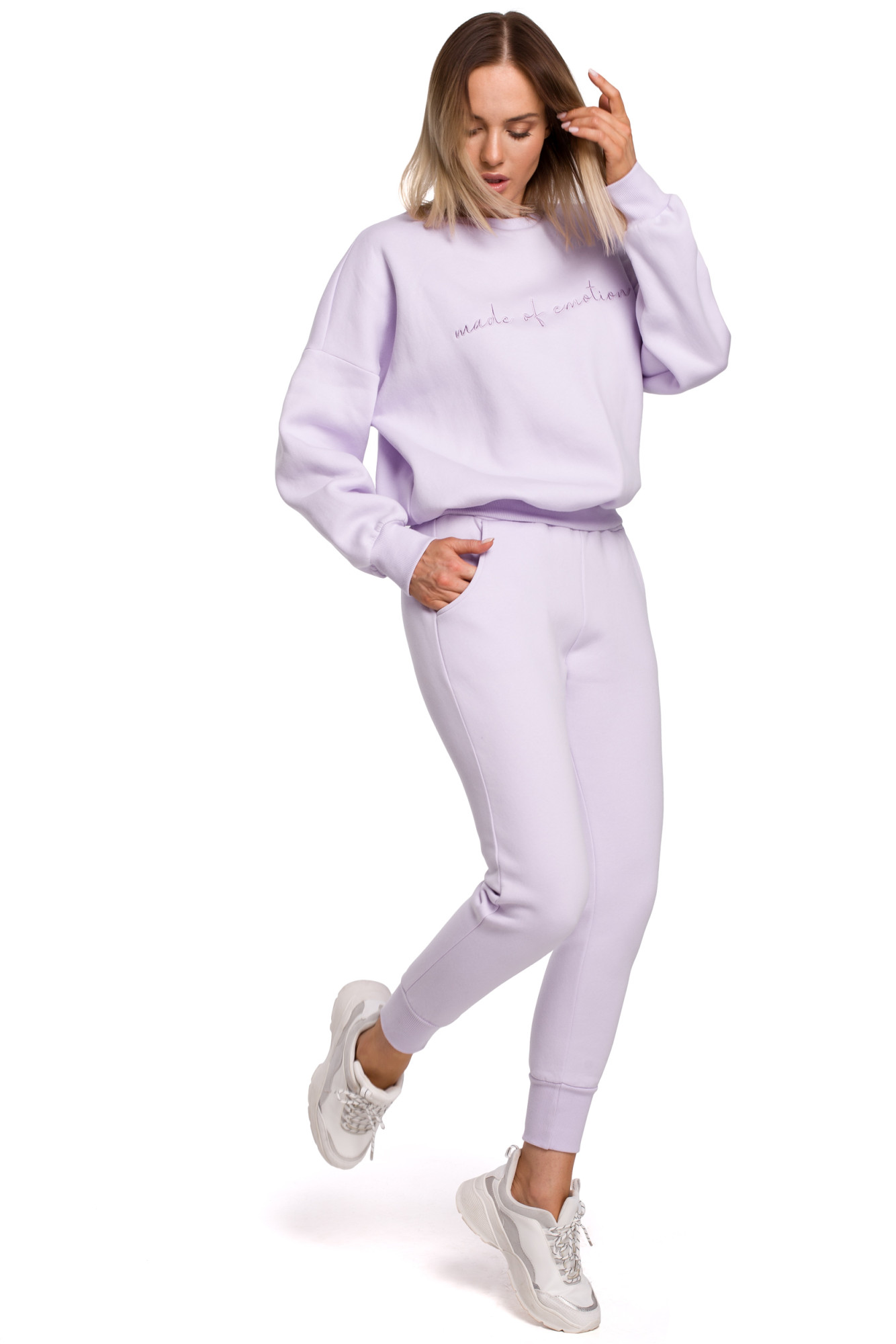 Mikina Made Of Emotion M536 Lilac 2XL/3XL