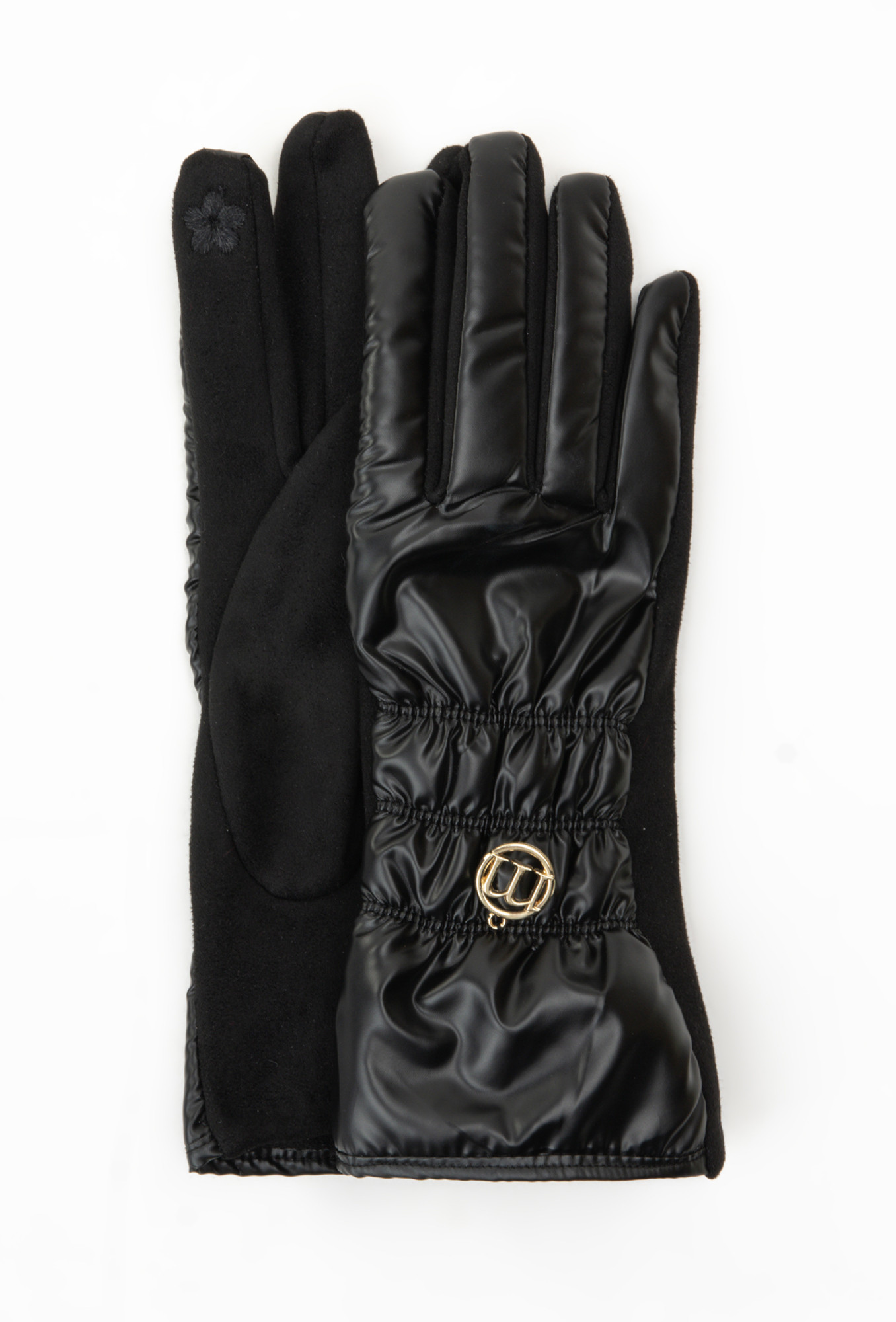 Monnari Rukavice Shimmering Dámské rukavice Black L/XL