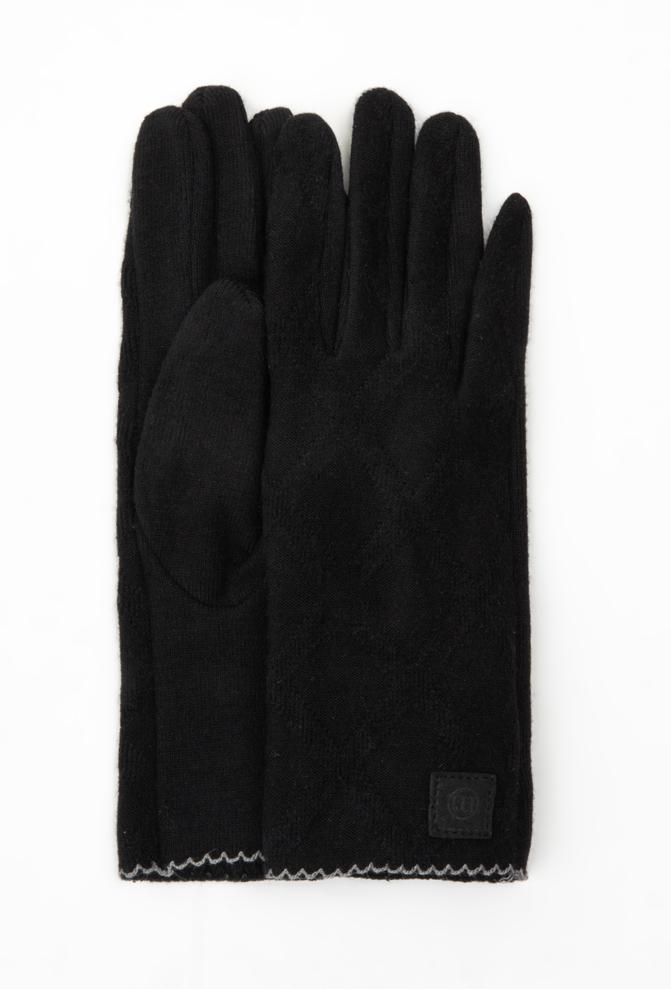 Monnari Rukavice Dámské pletené rukavice Black L/XL