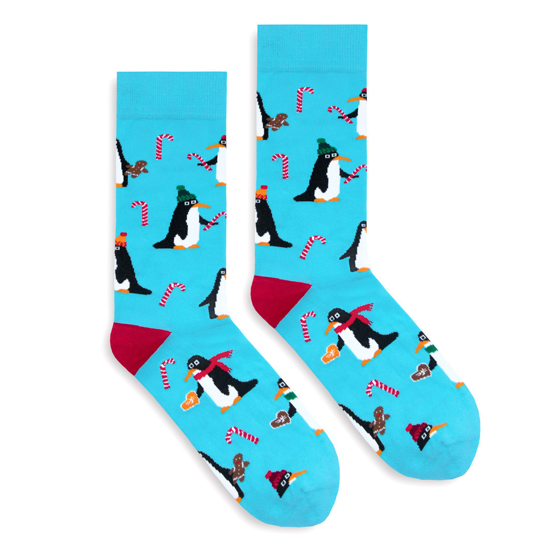 Banana Socks Ponožky Classic X-Mas Penguins 42-46