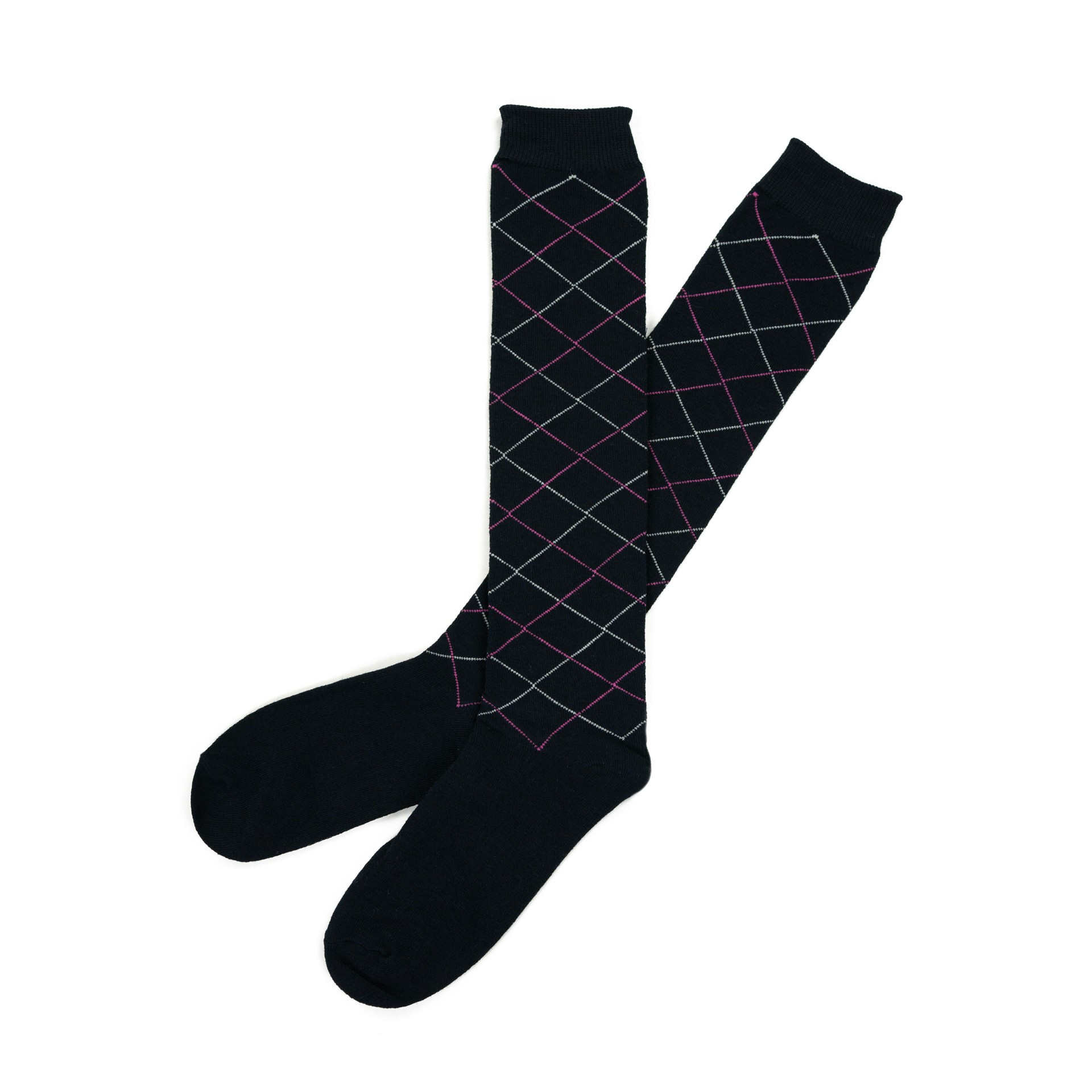 Art Of Polo Ponožky Sk22255-1 Black/Light Beige/Fuchsia UNI