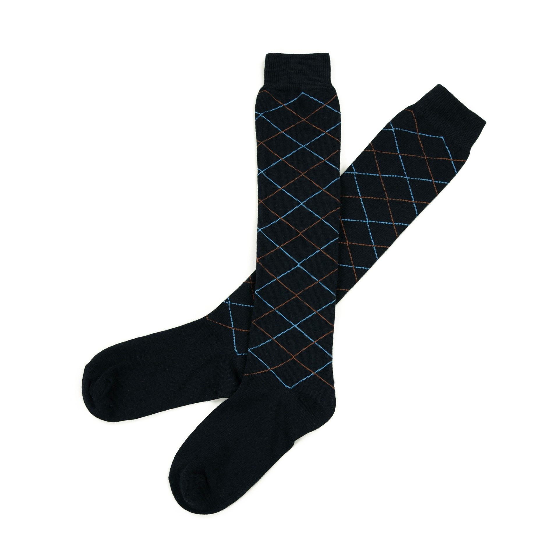 Ponožky Art Of Polo Sk22255-4 Black/Light Blue/Ginger UNI