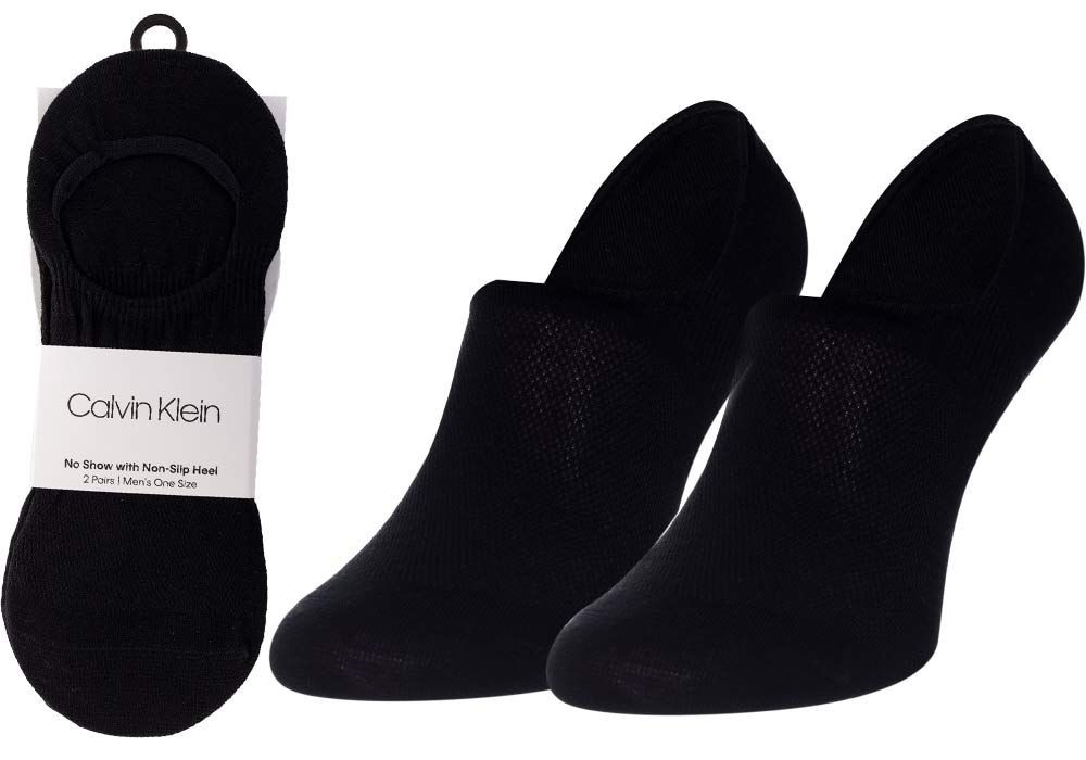 Ponožky Calvin Klein 2Pack 100001919 Black 40-46