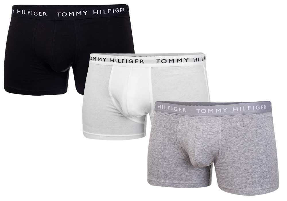 Tommy Hilfiger Spodky UM0UM02203 Bílá/černá/šedá M