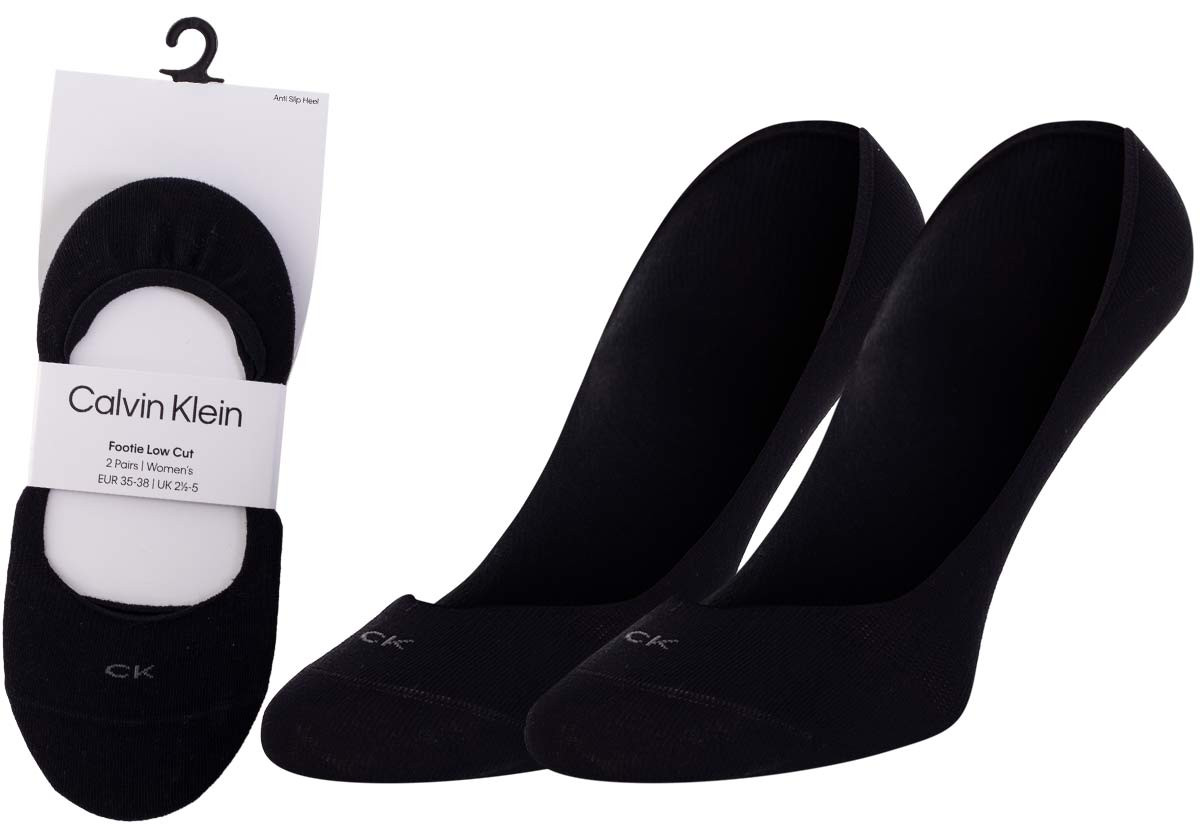 Ponožky Calvin Klein 2Pack 701218767001 Black 39-42