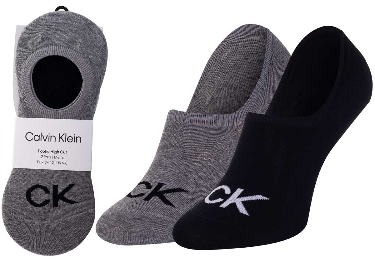Calvin Klein 2Pack Socks 701218716003 Black/Grey 39-42