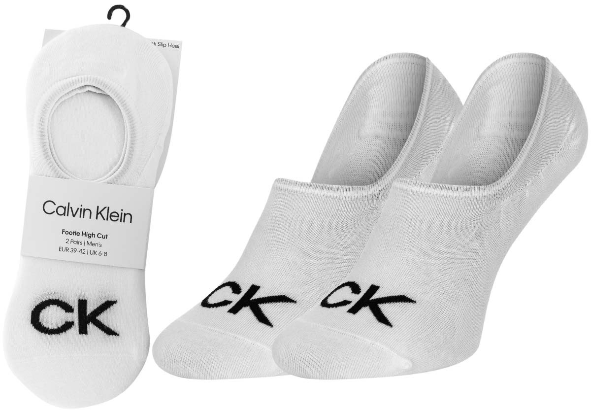 Ponožky Calvin Klein 2Pack 701218716002 White 43-46