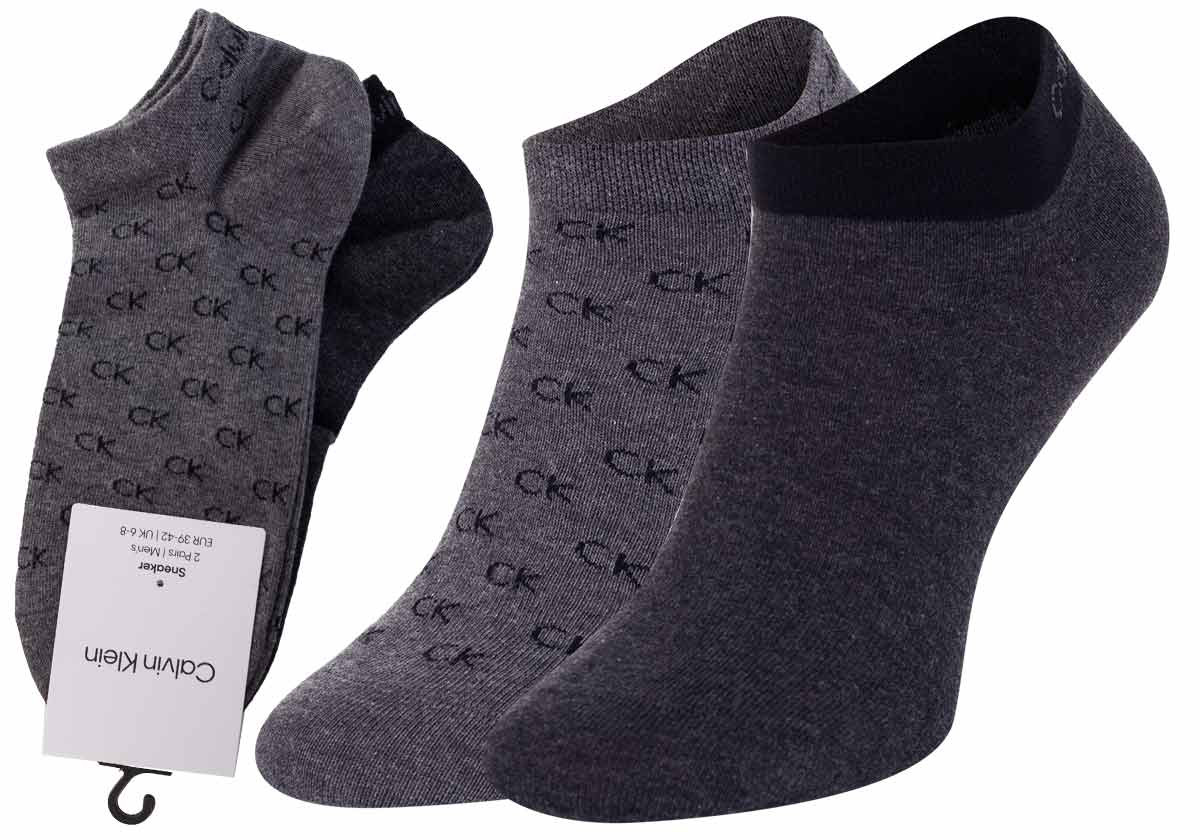 Calvin Klein 2Pack Socks 701218715002 Ash/Graphite 39-42