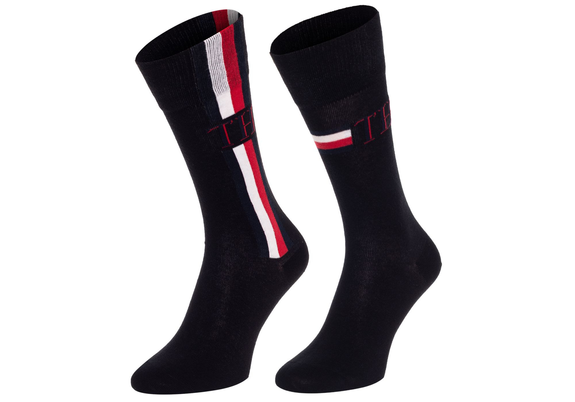 Ponožky Tommy Hilfiger 2Pack 100001492001 Black 43-46