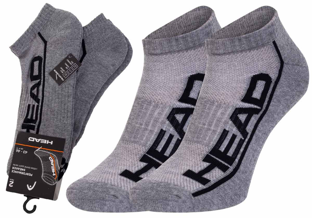 Ponožky HEAD 791018001 Grey 39-42