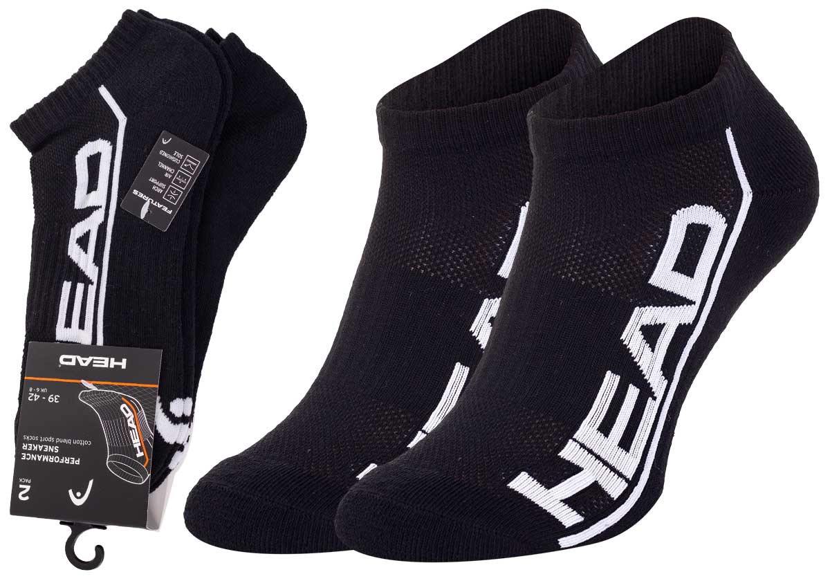 Ponožky HEAD 791018001 Black 39-42