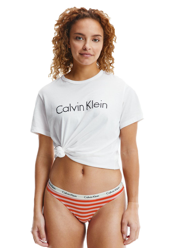 Calvin Klein Spodní prádlo Tanga 0000D1617E13U Červená/Růžová XS