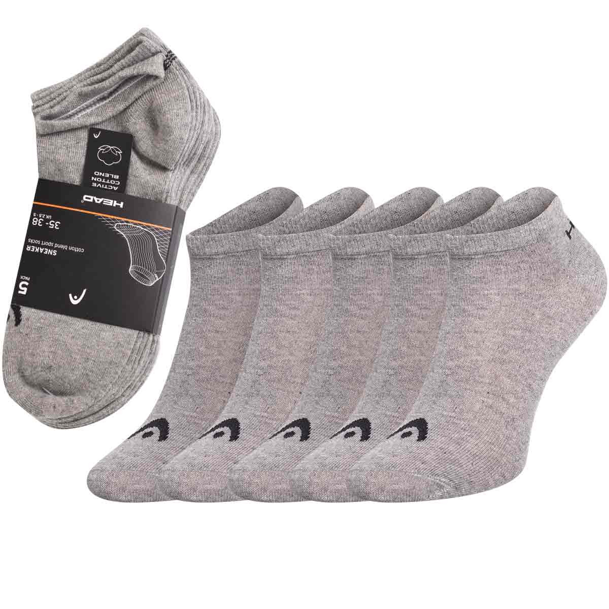 Ponožky HEAD 781501001400 Grey 39-42