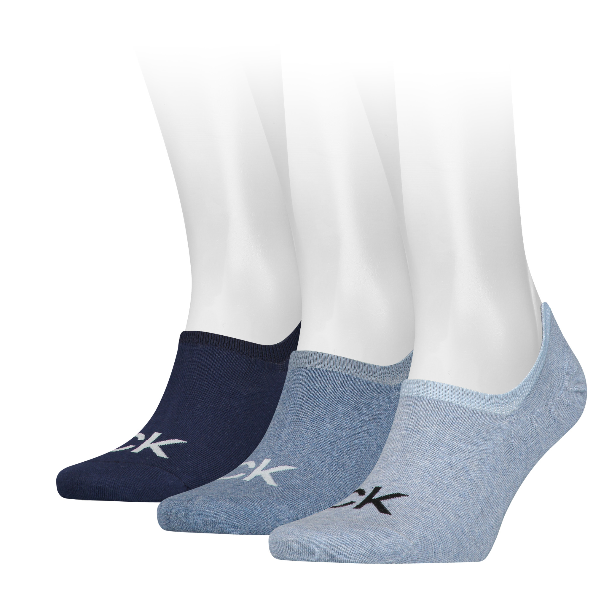 Ponožky Calvin Klein 3Pack 701218723004 Blue/Navy Blue 40-46