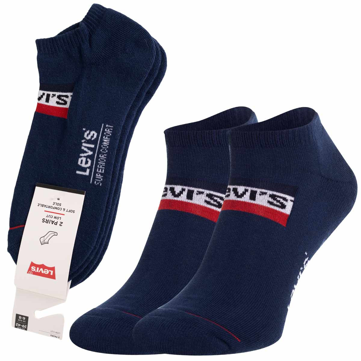 Ponožky Levi's 701219507002 Navy Blue 43-46