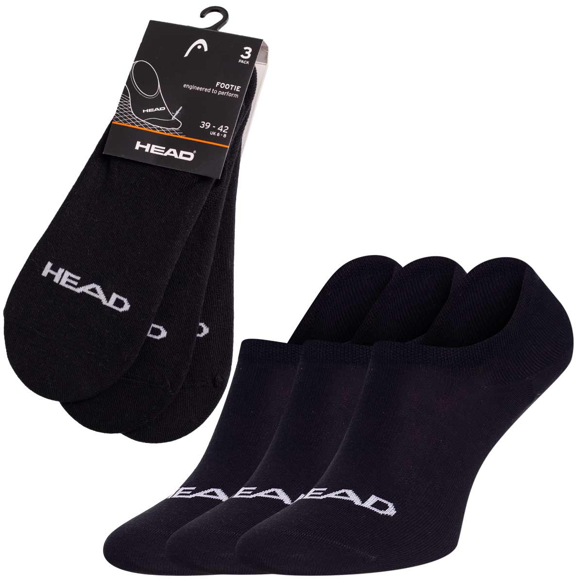 Ponožky HEAD 701219911001 Black 43-46