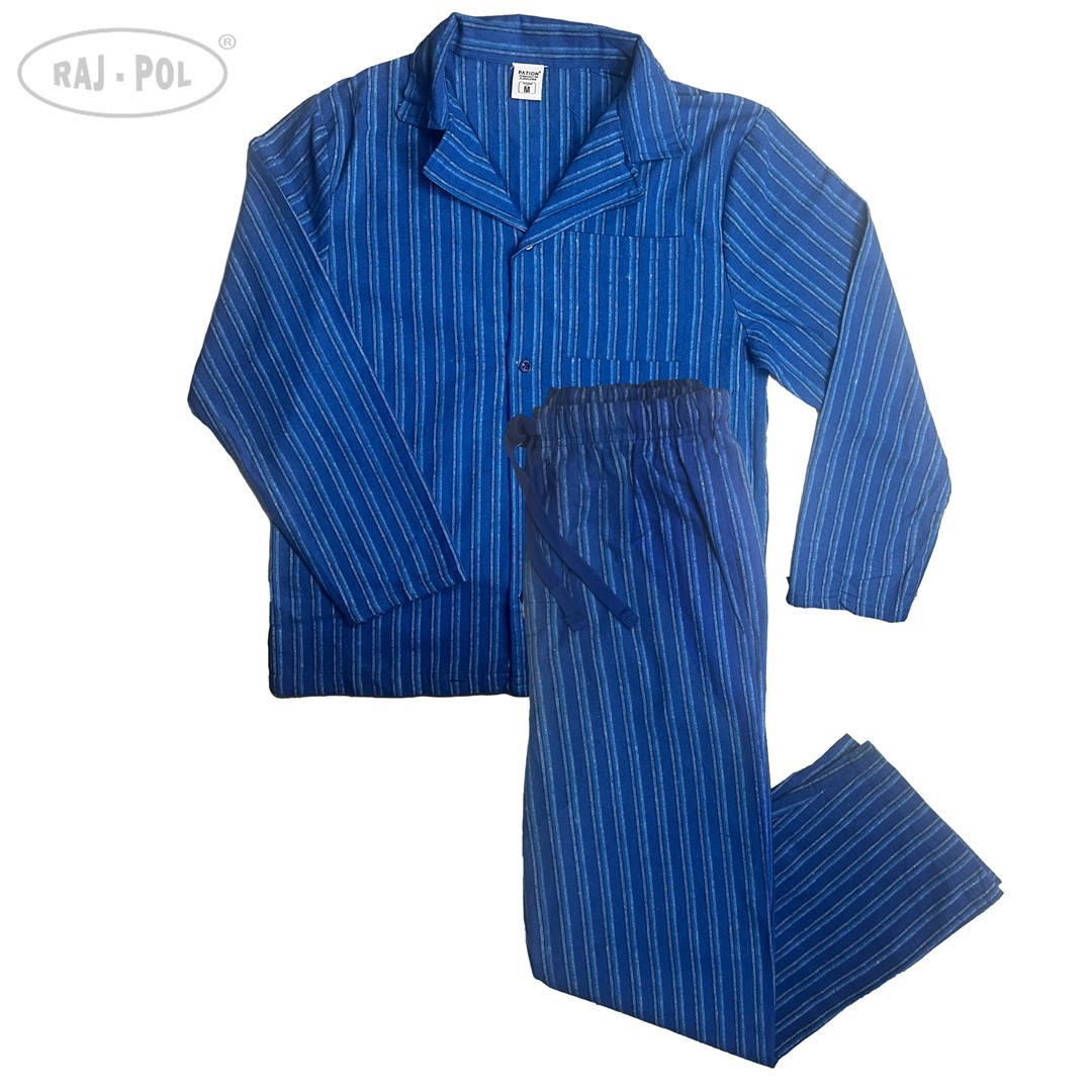 Raj-Pol Pyžamo flanelové modré XL