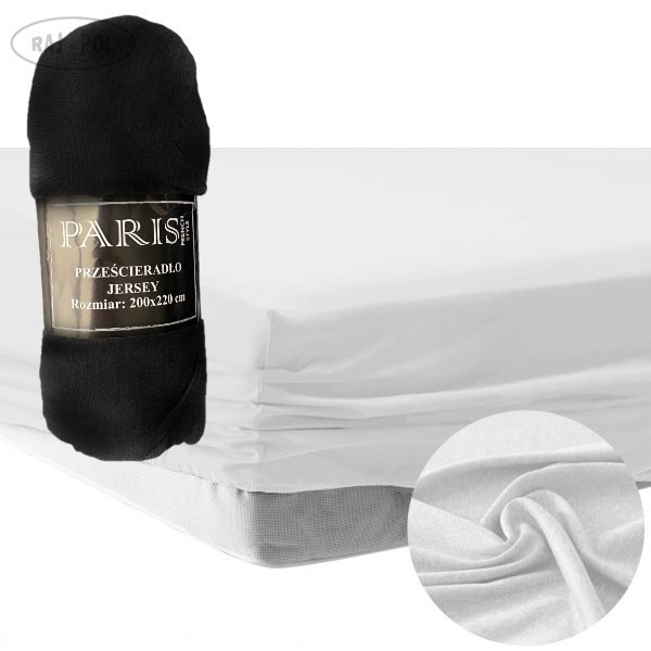 Raj-Pol Ložní povlečení Jersey Paris Black 120 cm x 200 cm