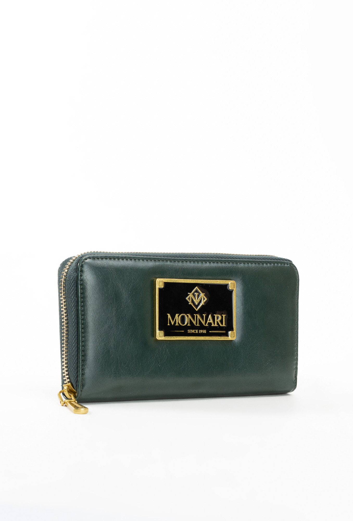 Monnari Peněženky Klasická dámská peněženka se vzorem Zelená OS
