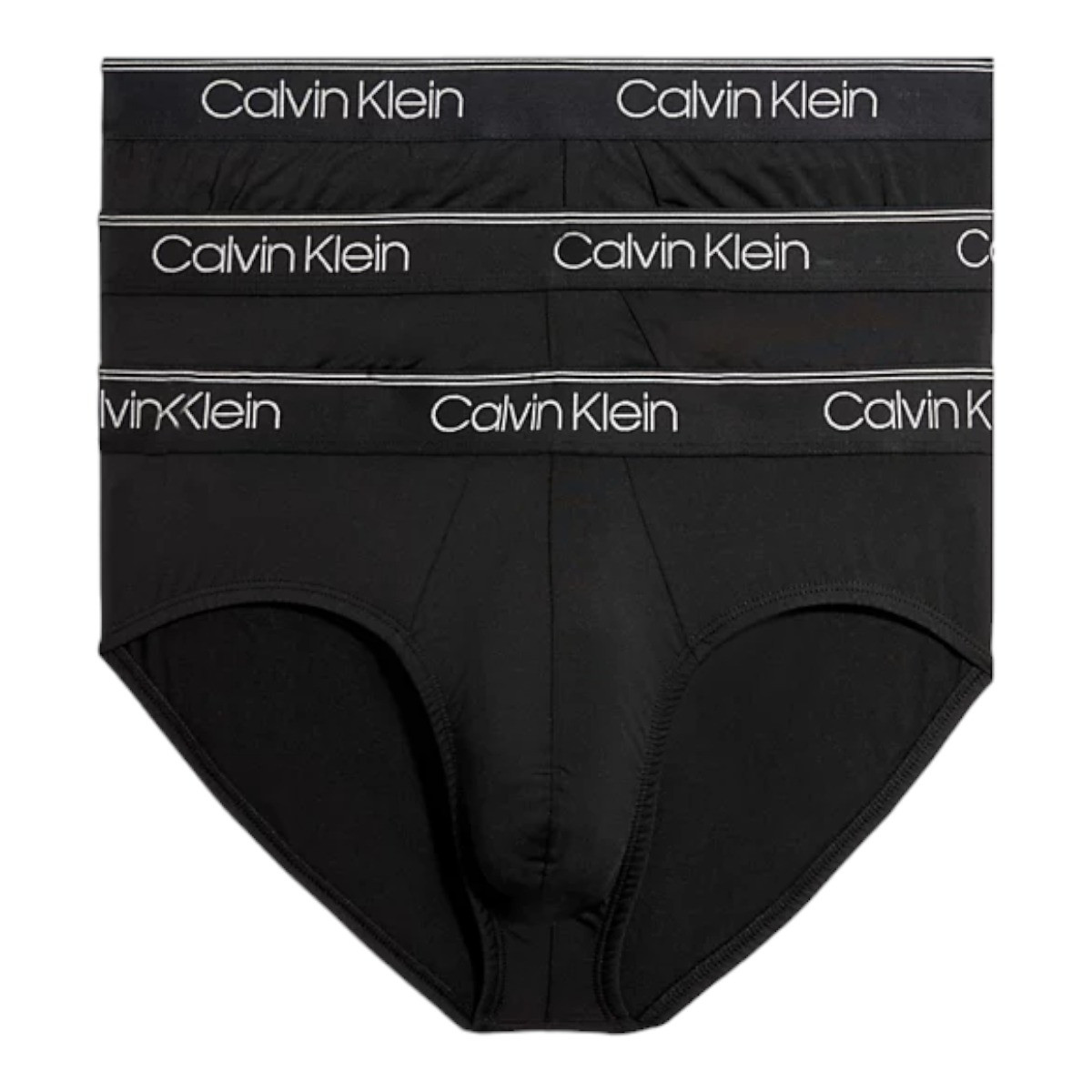Calvin Klein Spodní prádlo 3Pack Slipy 000NB2568AUB1 Black M