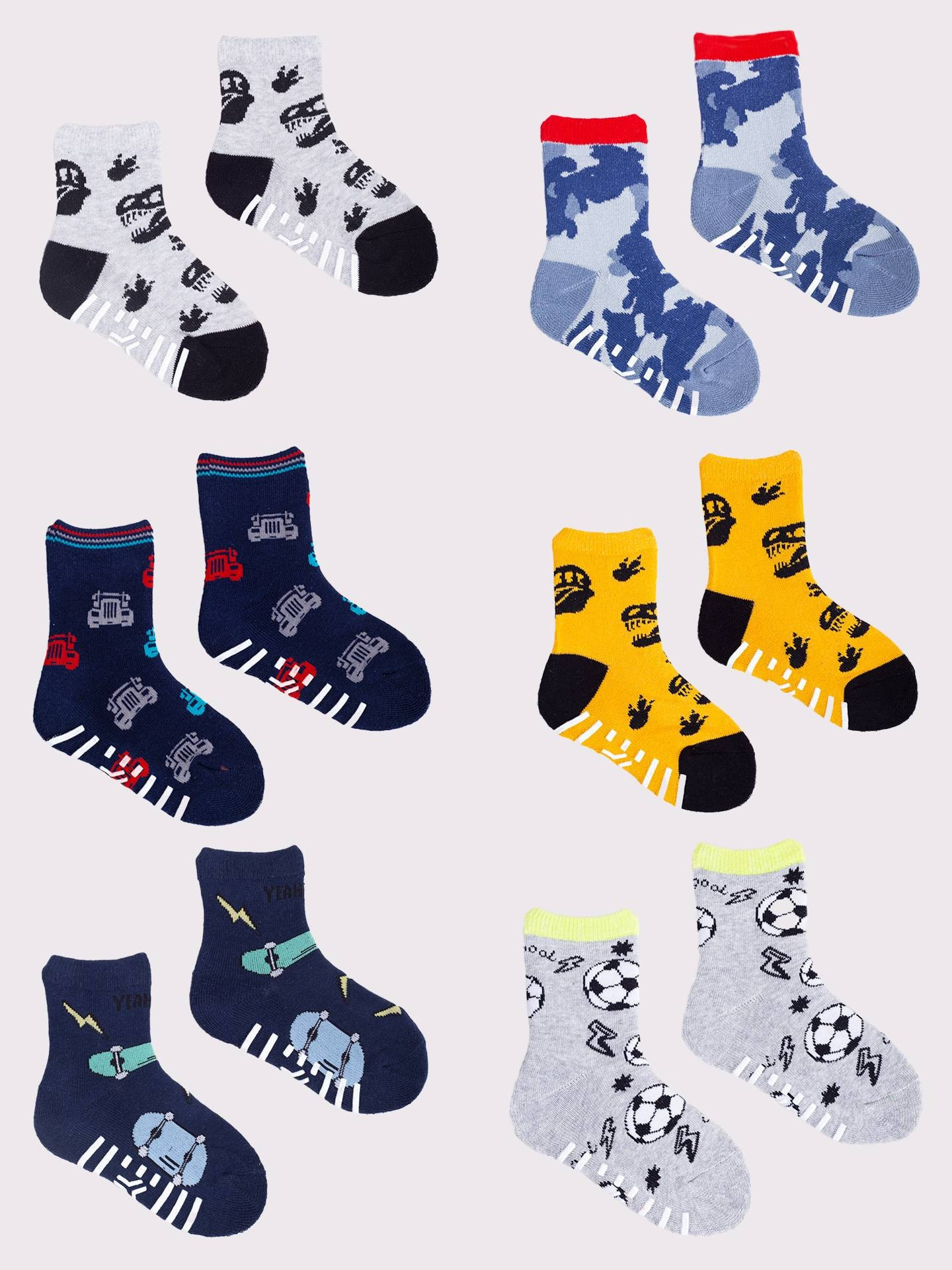 Dětské ponožky Yoclub SKA-0020C-AA0A-002 Vícebarevné 23-26