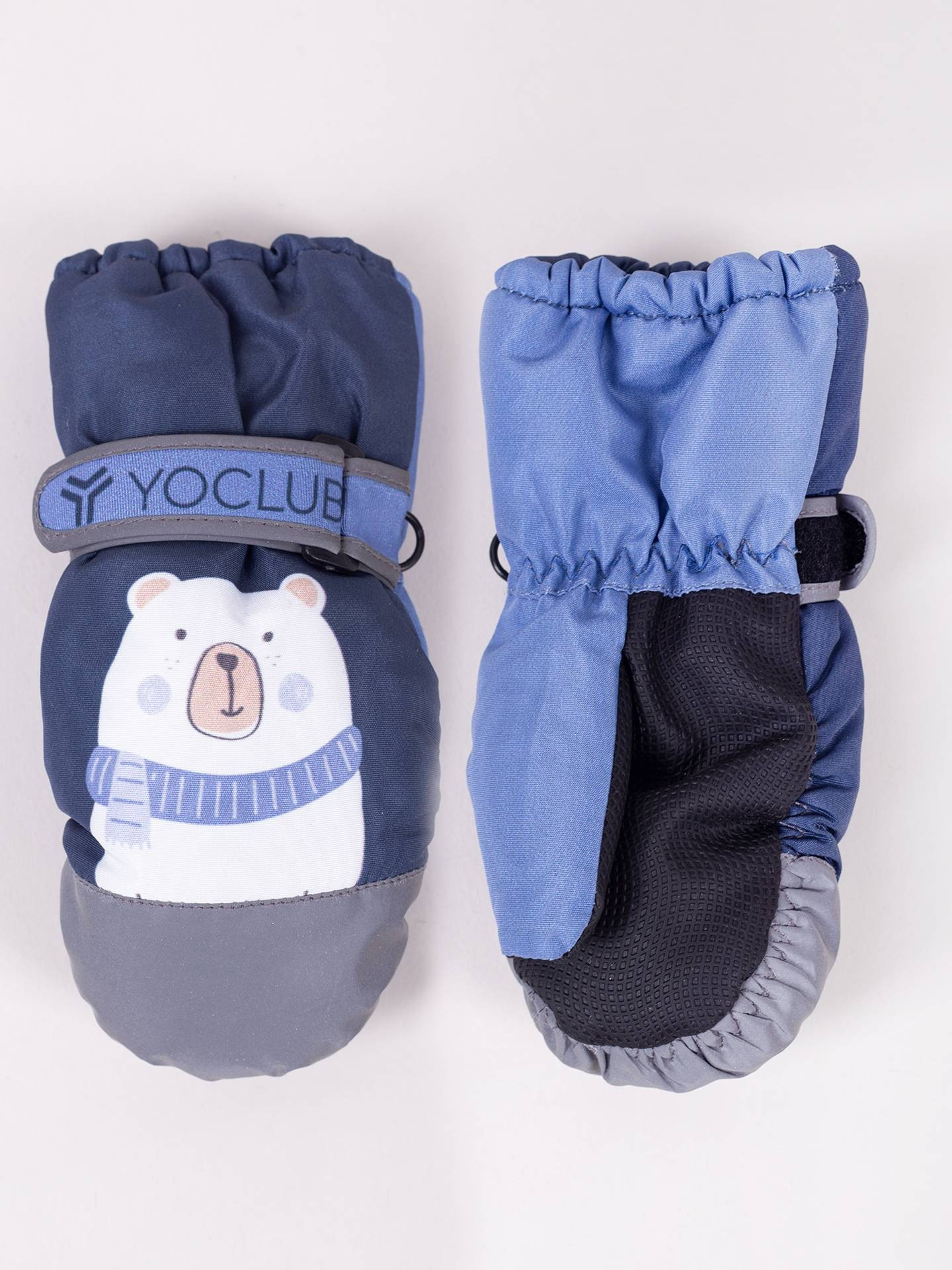 Yoclub Dětské zimní lyžařské rukavice REN-0289C-A110 Vícebarevné 10