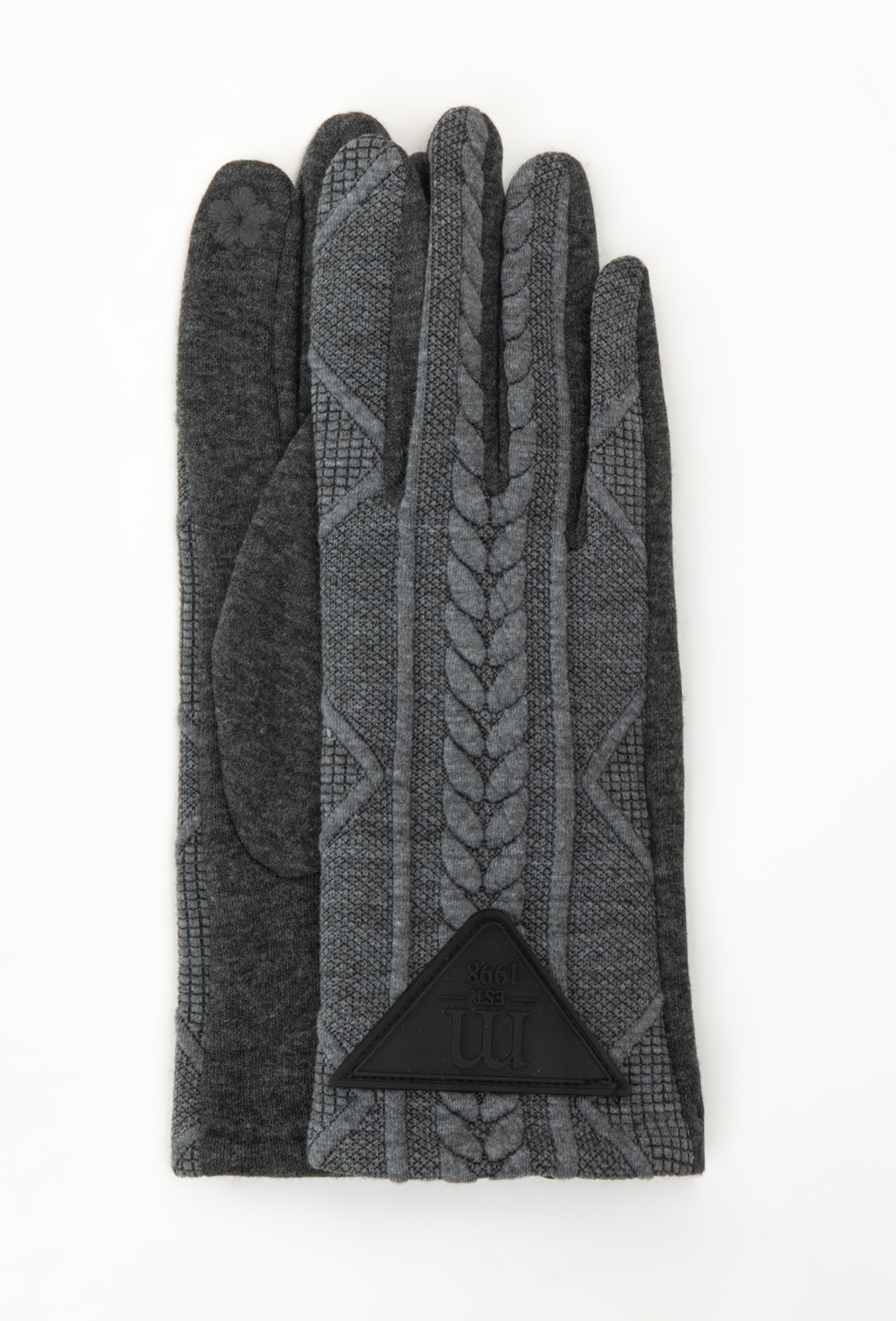 Monnari Rukavice Dámské pletené rukavice Grey S/M