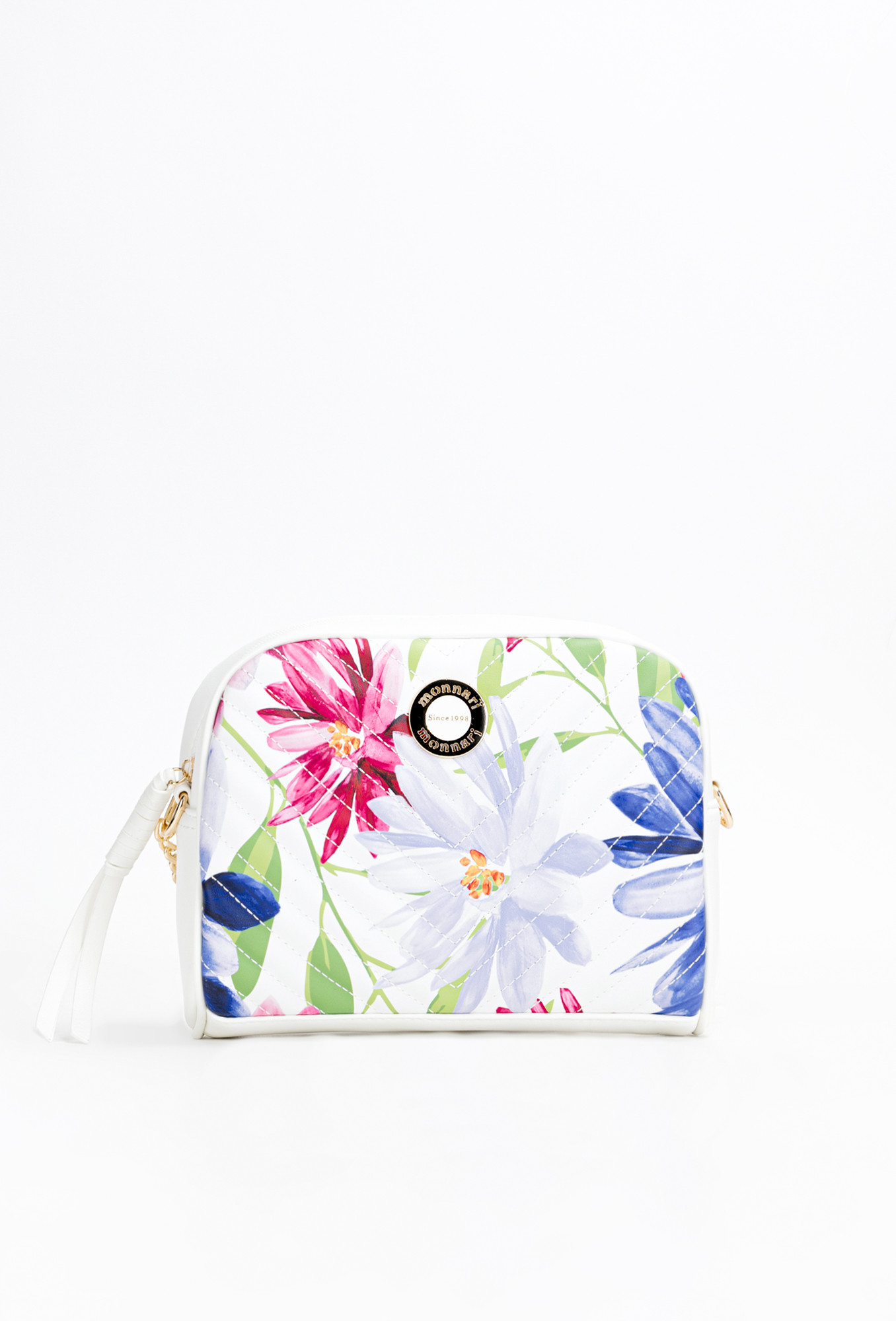 Monnari Bags Dámská kabelka s květinovým vzorem Multi White OS