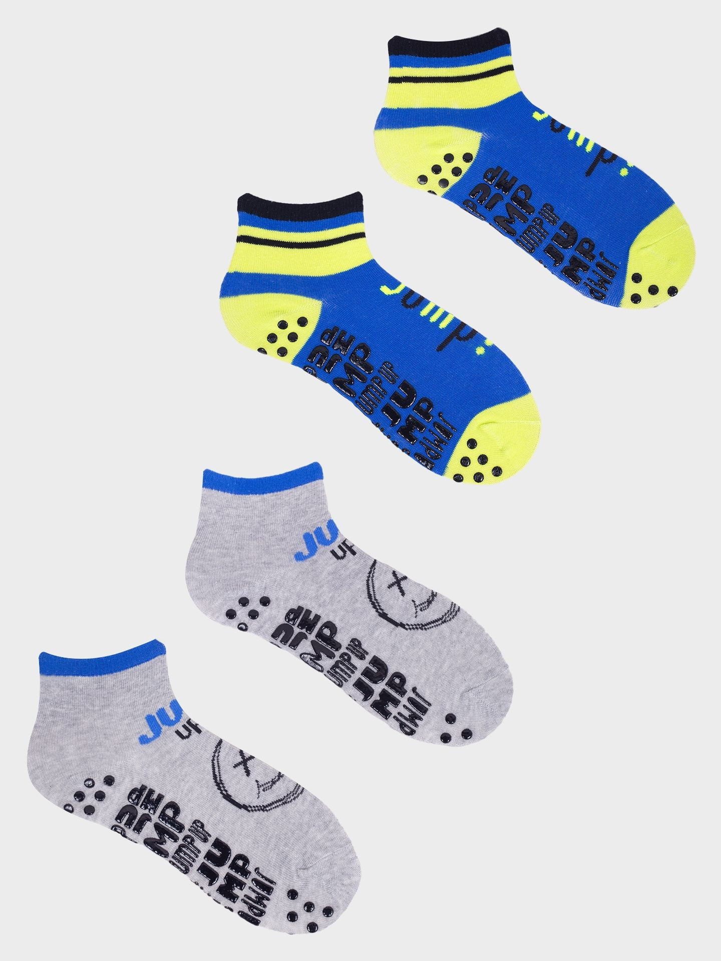 Yoclub Trampolínové ponožky 2-pack SKS-0021C-AA0A-001 Vícebarevné 31-34