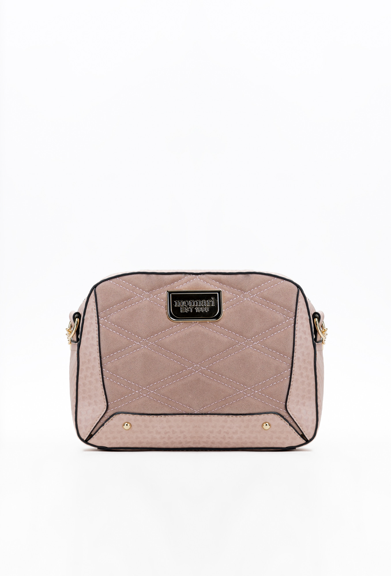 Monnari Bags Dámská dvoukomorová taška Light Pink OS
