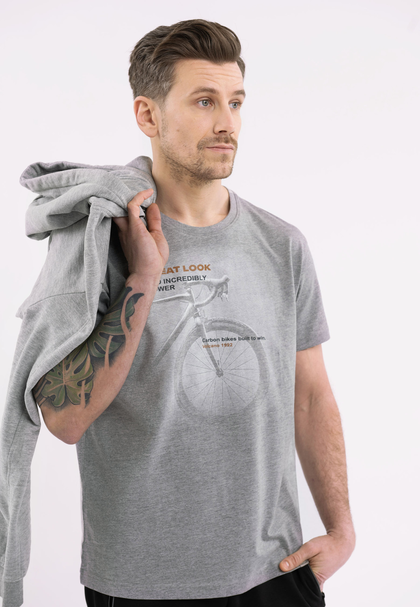 Volcano T-Shirt T-Expert Grey L