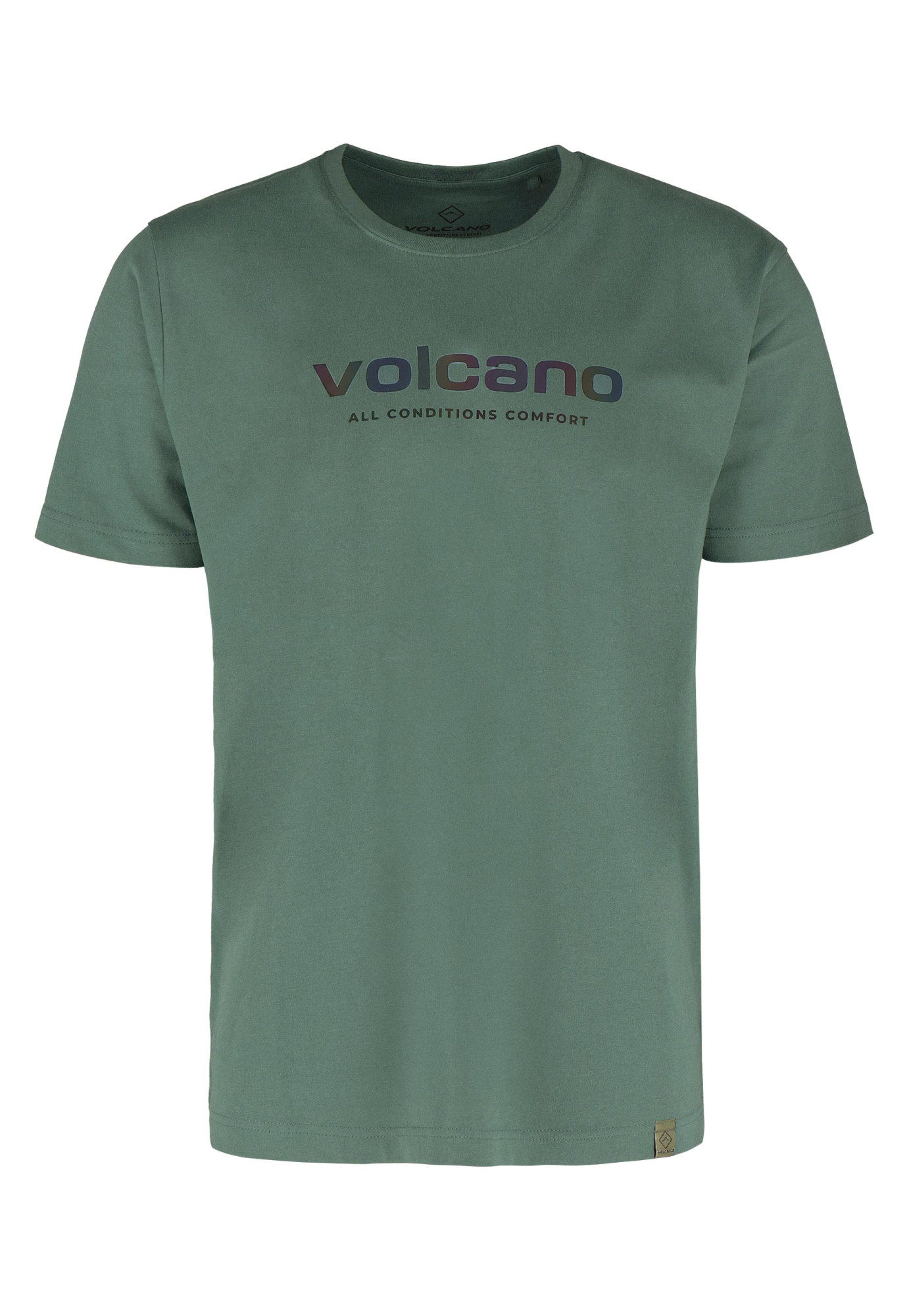 Tričko Volcano T-Holm Khaki XL