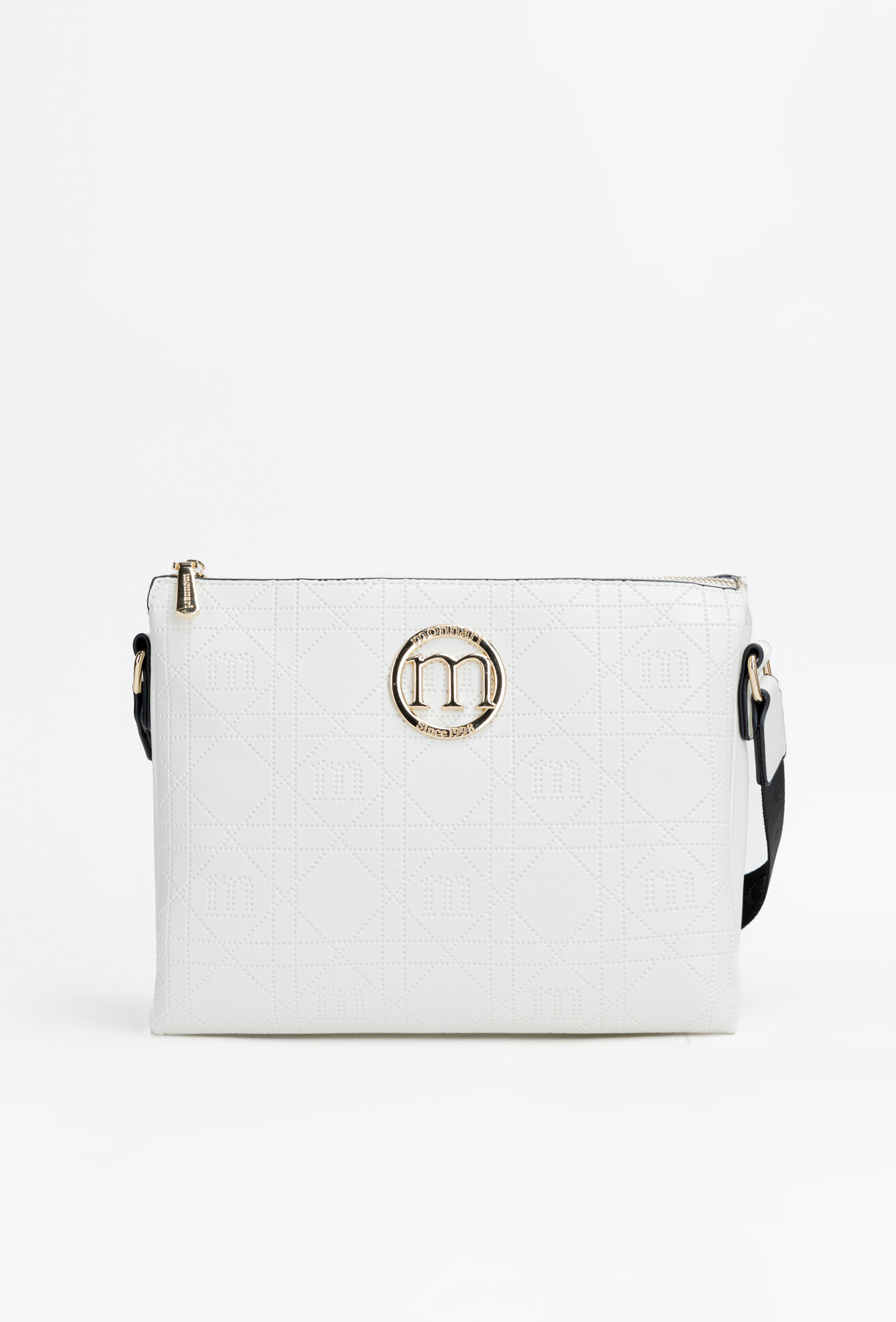 Monnari Bags Dámská kabelka s jemným vzorem Bílá OS