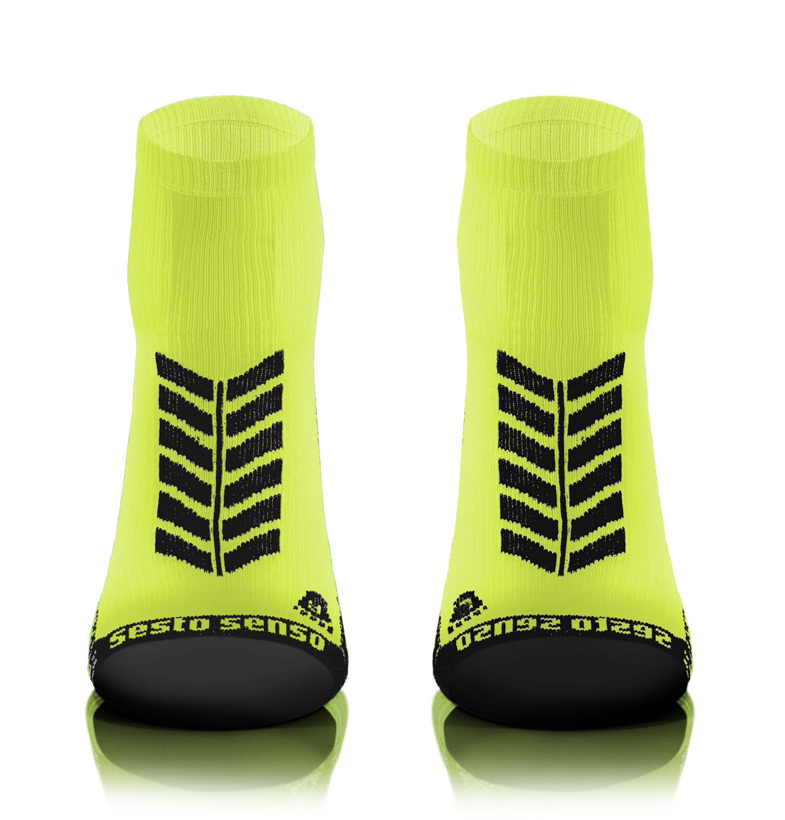 Sesto Senso krátké sportovní ponožky žluté 35-38
