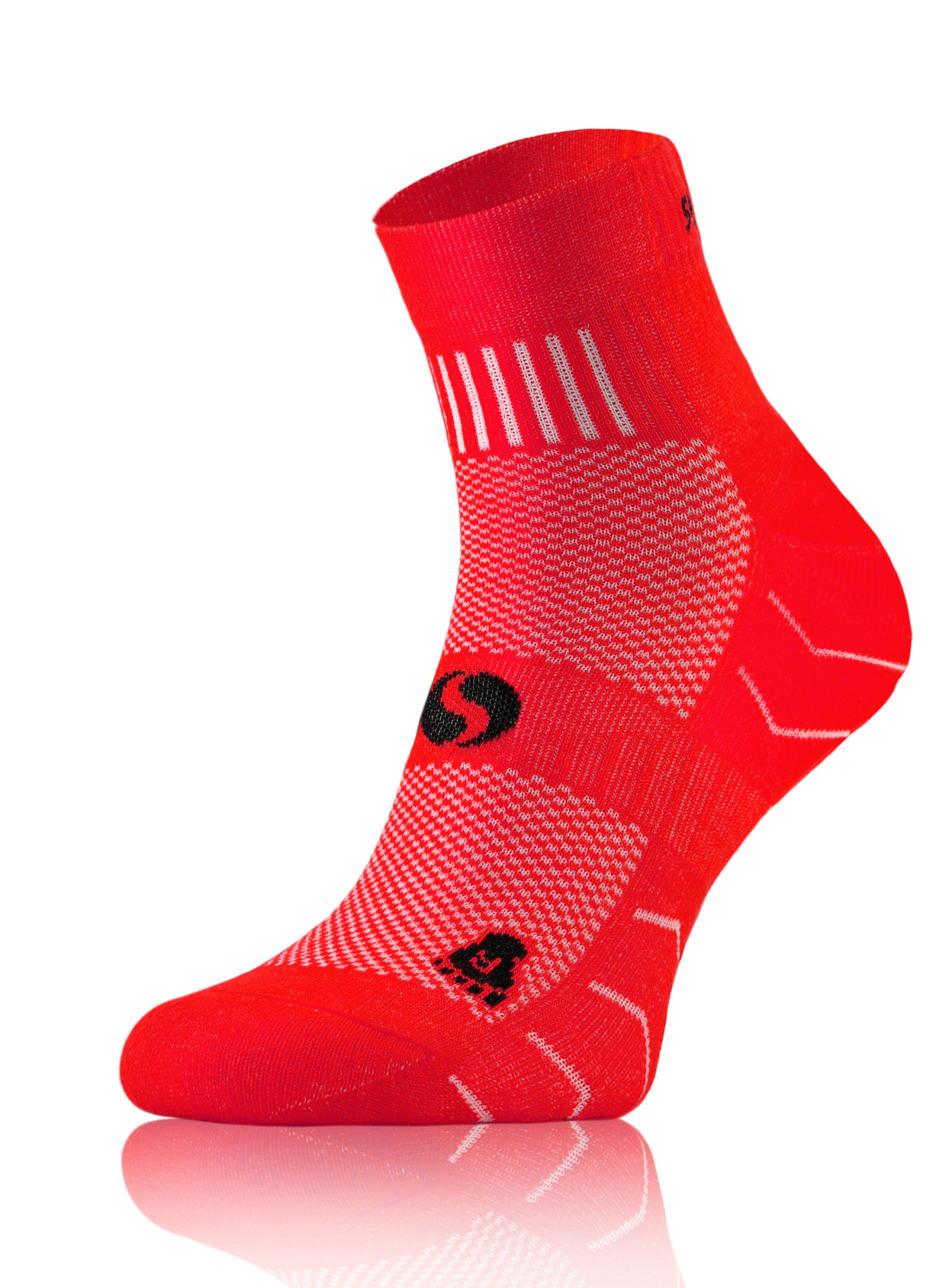 Sesto Senso Frotte Sportovní ponožky AMZ Red 39-42