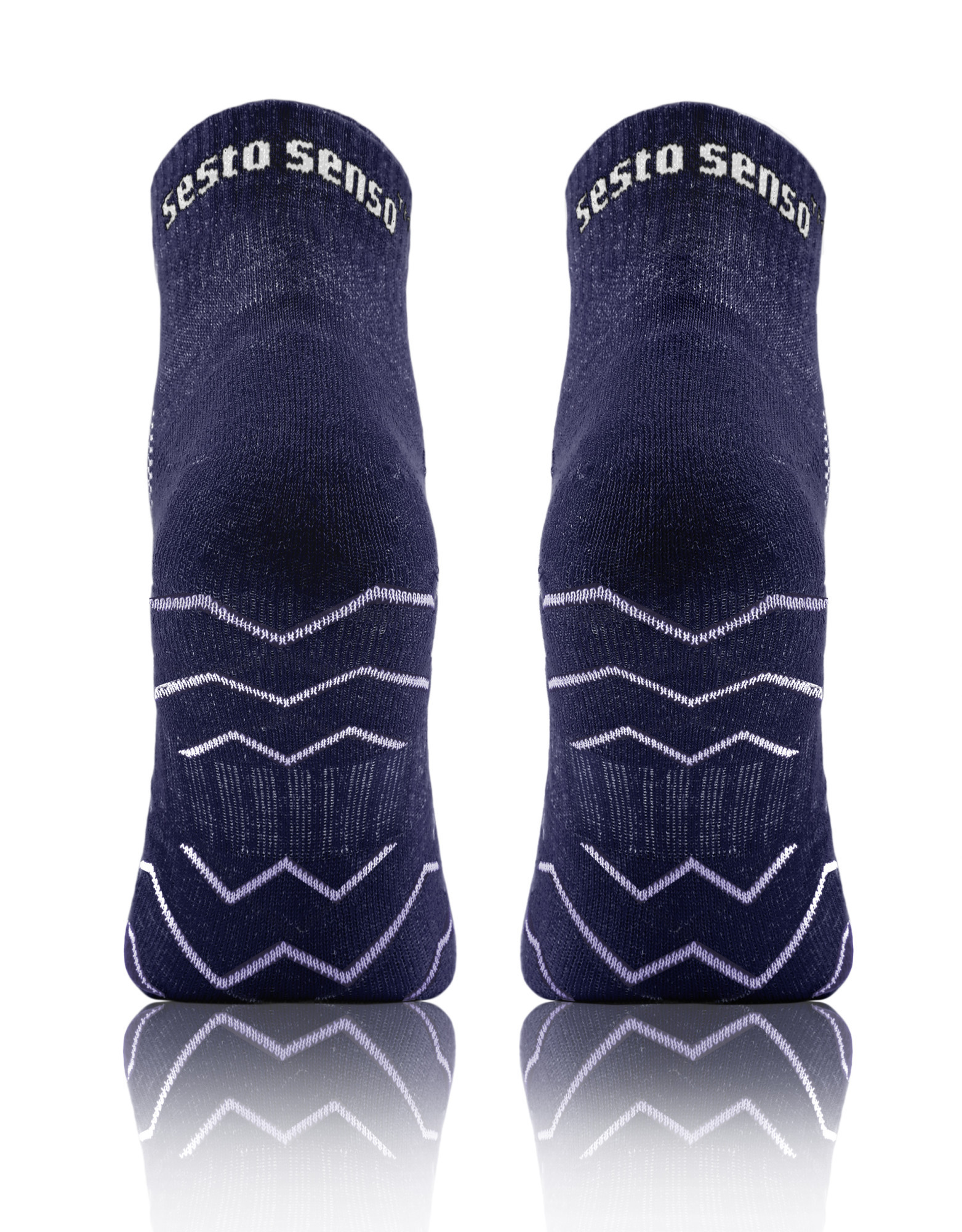 Sesto Senso Frotte Sportovní ponožky AMZ Navy Blue 35-38