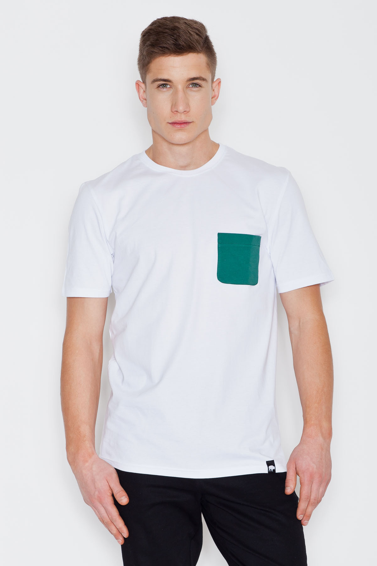Pánské tričko - V002 - Visent - White S