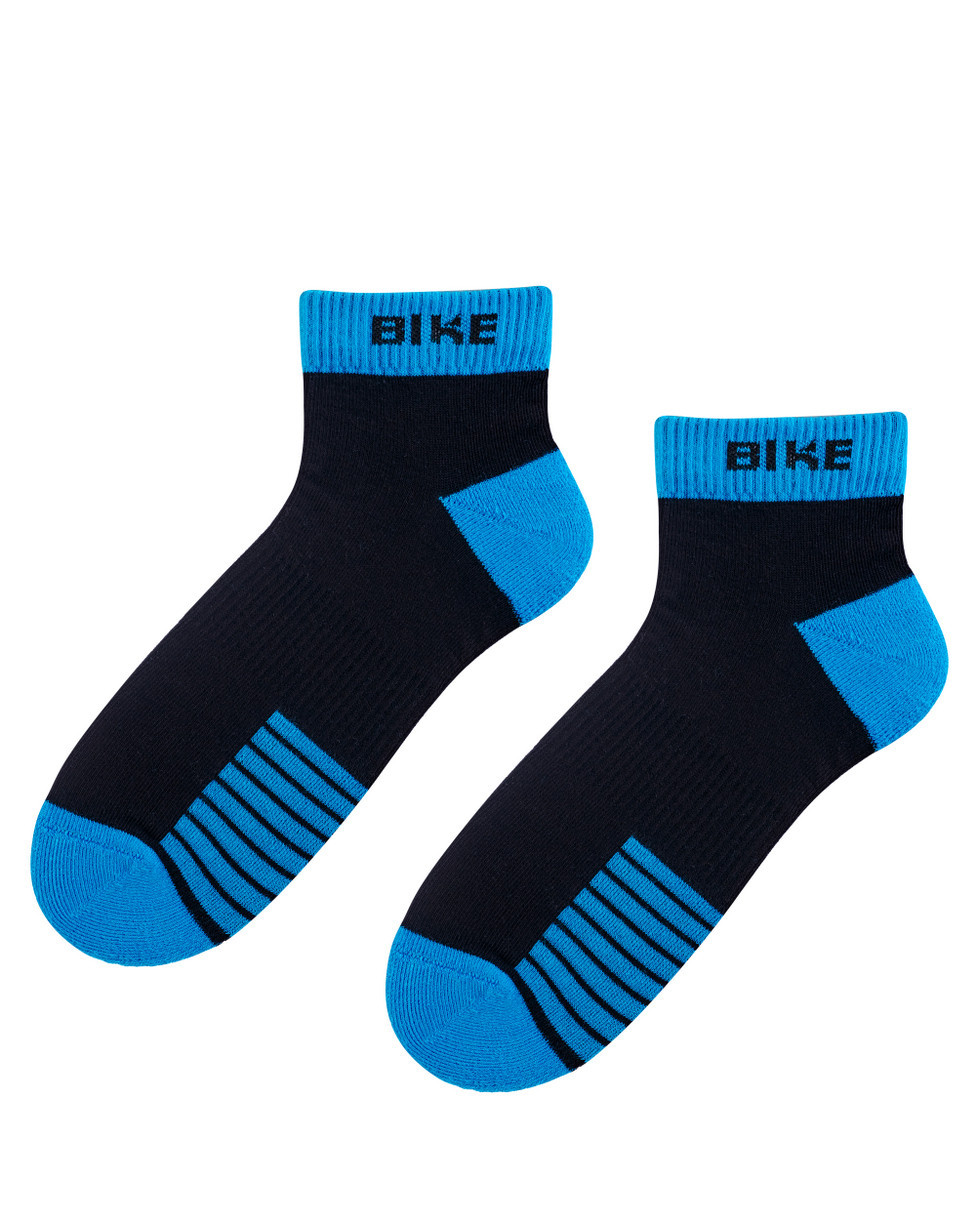 Ponožky Bratex D-901 černá/tyrkysová 36/38