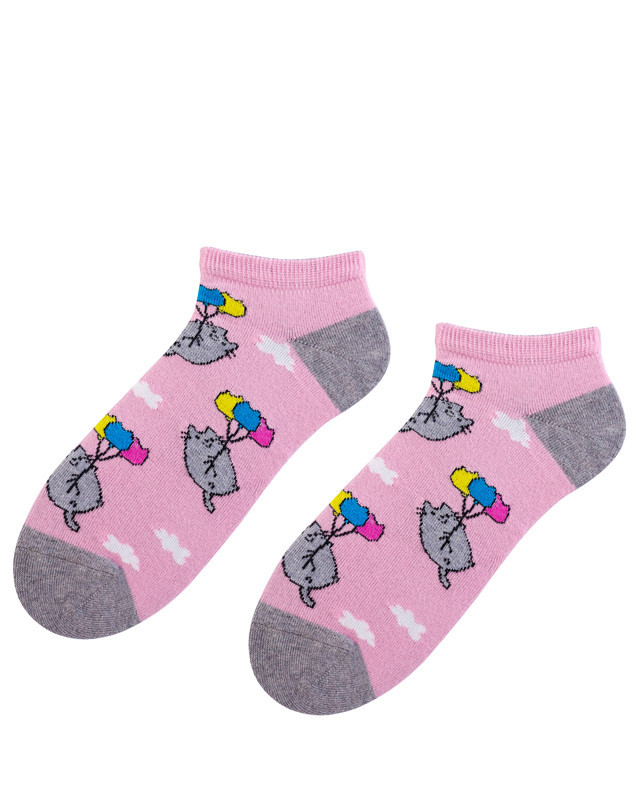 Ponožky Bratex POP-D-151 Pink 36/38